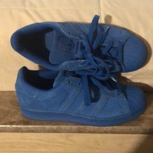 *Limited edition* all blue suede All-star Adidas
